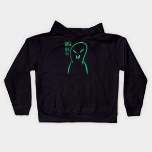 Versecism Artwork, Alien, Outer Space, Gift Ideas Kids Hoodie